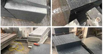 昭通 芝麻黑地铺石材