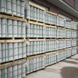 昭通 芝麻白挡车柱、阻车桩、隔离柱