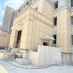 昭通 黄金麻干挂，工地实拍