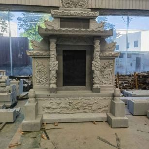 昭通 芝麻灰高档墓碑、土墓，一套也支持定做