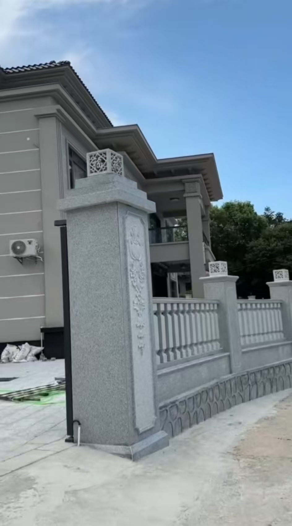 昭通 芝麻白别墅围墙栏杆，私人订制