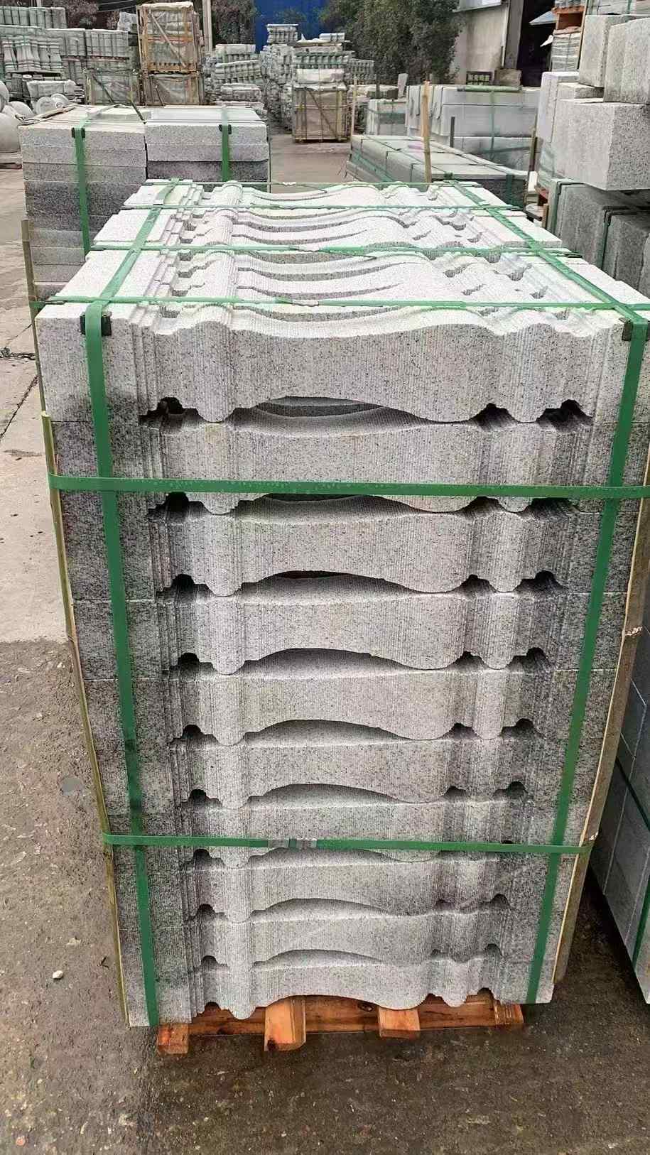 昭通 芝麻白方形拉丝面，栏杆花瓶柱