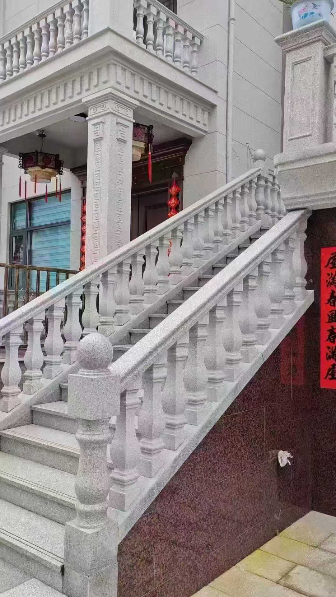 昭通 天然石材 阳台庭院护栏、栏杆