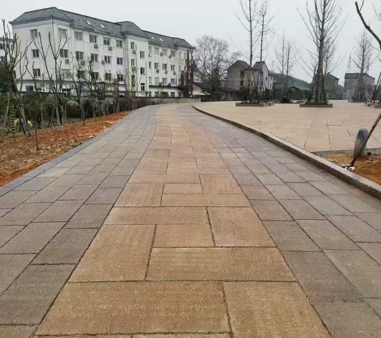 昭通仿古石铺装效果