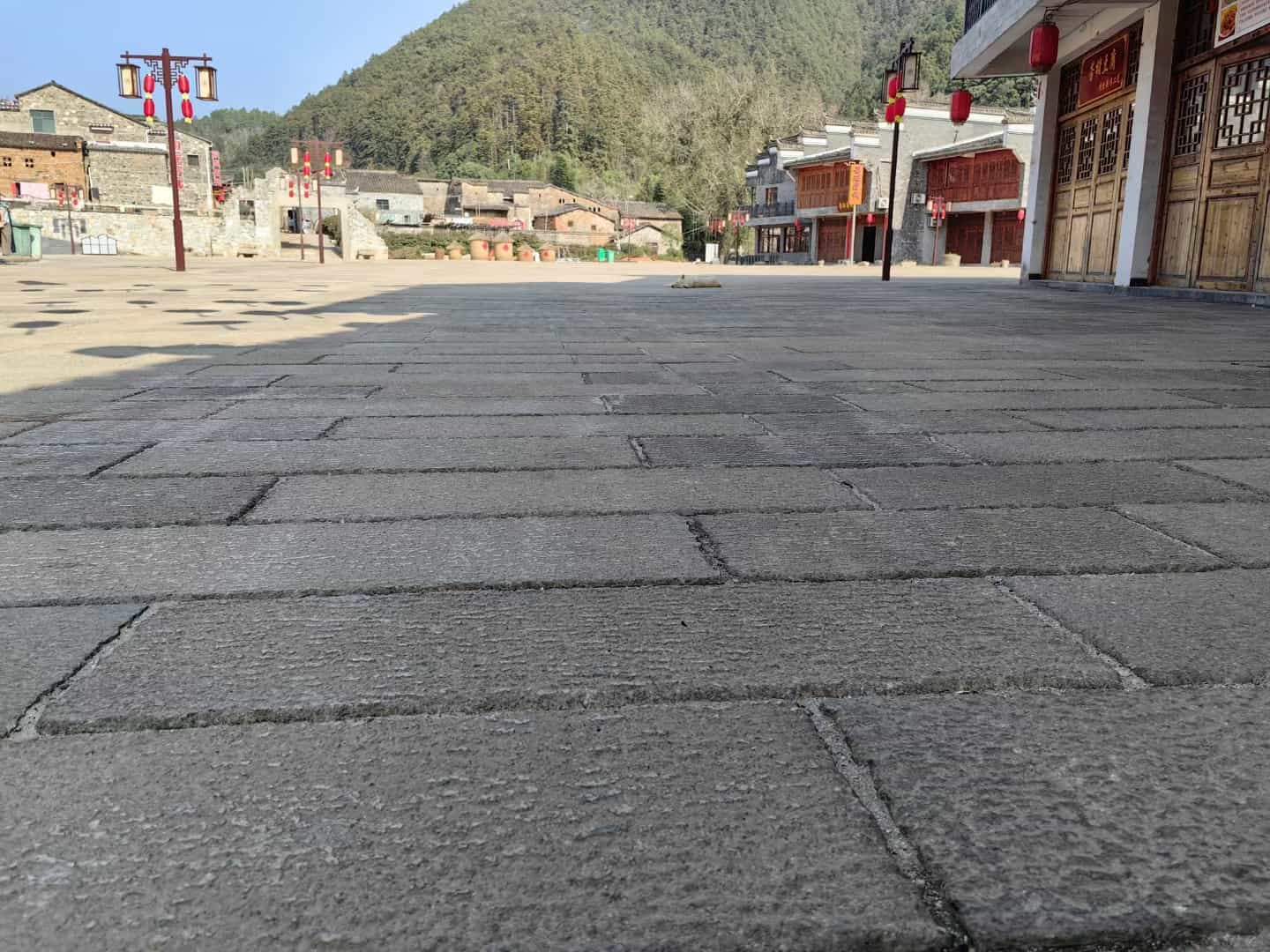 昭通仿古石铺装效果