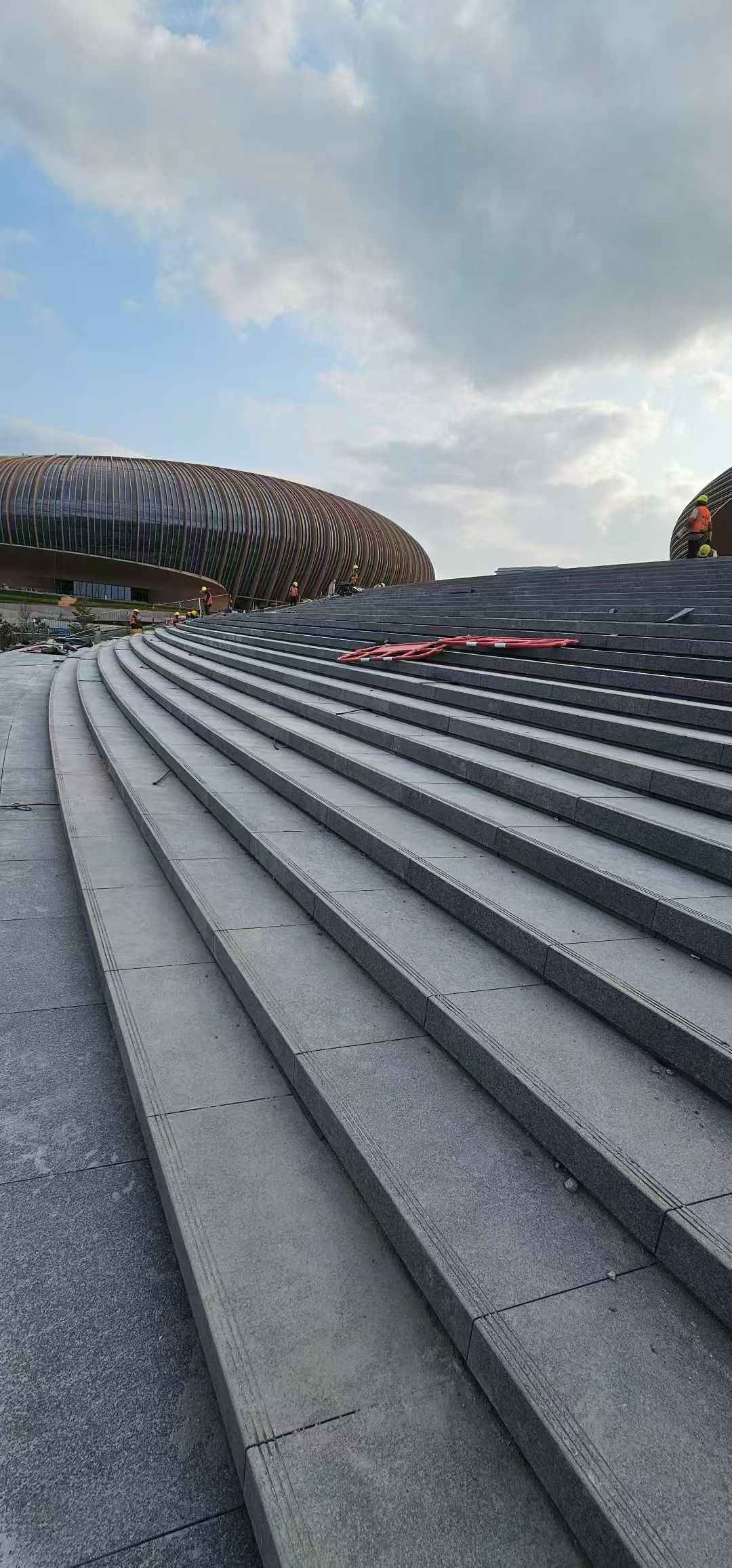 昭通 弧形整石台阶铺装效果图